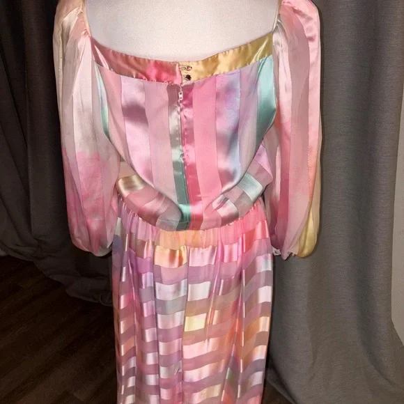 Diane Dickinson Vintage Party Dress Ladies Size Large - Picture 5 of 8